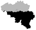 Map region Wallonia