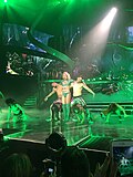 Image 18Celebrities such as Britney Spears have popularized the concept of wearing underwear as outerwear. (from Fashion)
