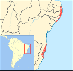Map of range