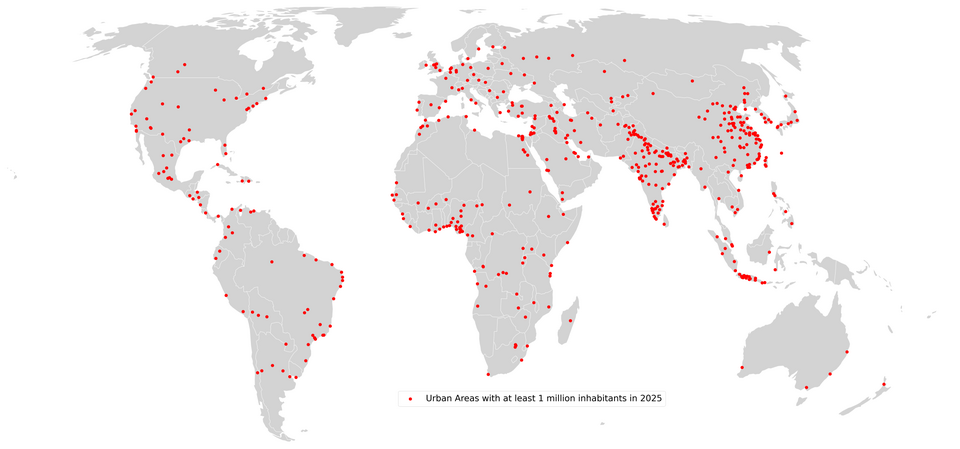 File:Cities with 1M People in 2025.png