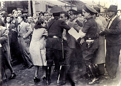A demonstration against antisemitism in Buenos Aires, 1938.