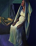 "Oczekiwanie" acrylic, canvas 80x100 (2008)
