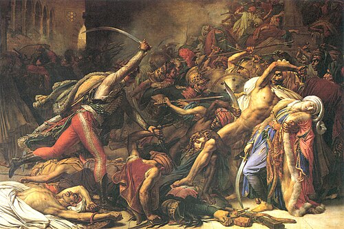 The Revolt of Cairo by Anne-Louis Girodet de Roussy-Trioson