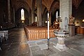 A statue of Saint Bridget of Sweden in Vadstena Abbey Evangelical-Lutheran Church