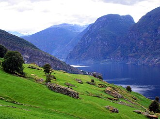 View from Aurland Municipality