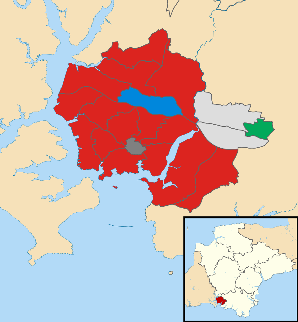 File:Plymouth City Council election 2024 map.svg