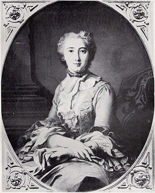 Portrait of Silvia by Van Loo