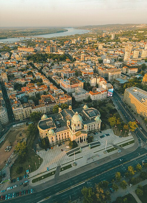 File:Belgrade by drone view.jpg