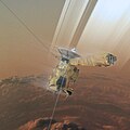 Image 11The retirement of a spacecraft refers to the discontinuation of a spacecraft from active service. This can involve deorbiting the spacecraft, discontinuing of the probes operations, passivating it, or loss of contact with it. One notable example of spacecraft retirement is Cassini's retirement in 2017. (Full article…)