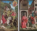 Legends of St. Anne (15th ct.), altar of St. Anne, cloister of the Carmelites, Frankfurt