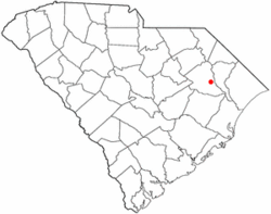 Location of Pamplico in South Carolina