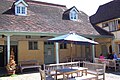 Beer garden of King's Head Inn