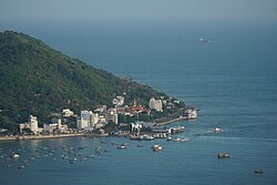 Aerial view of Front Beach