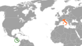 Location map for Costa Rica and Italy.