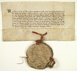 Document issued by Casimir the Great granting the Armenian bishop Gregory (Գրիգոր) the right to stay and preach in Lwów, 1367