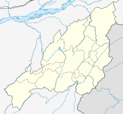 Meluri is located in Nagaland