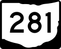 State Route 281 marker