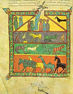 Urgell Beatus, f. 82v: Noah's Ark