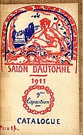 Cover of the Catalogue for the 1911 Salon d'Automne, Paris