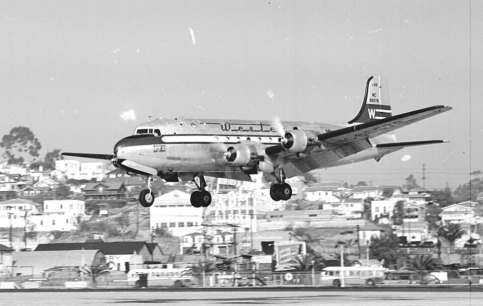 File:DC-4 Western Air Lines (8557804237).jpg
