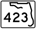 State Road 423 and County Road 423 marker