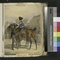 When the regiment was briefly numbered as the 3rd Dragoon Regiment in 1810s