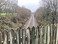 Railway bridge over railway line by Westhoughton Golf Club 3
