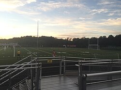 Turf field at Centennial High School