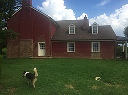 South side of house, in 2022