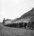Bakić addresses to soldiers of 2nd Proleterian Division before Case White.