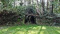 Ammunition depot overgrown with weeds, Dülmen, North Rhine-Westphalia, Germany