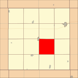 Location in Clay County