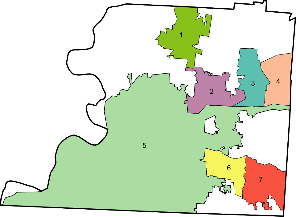 File:Map of Shelby County, Tennessee.svg
