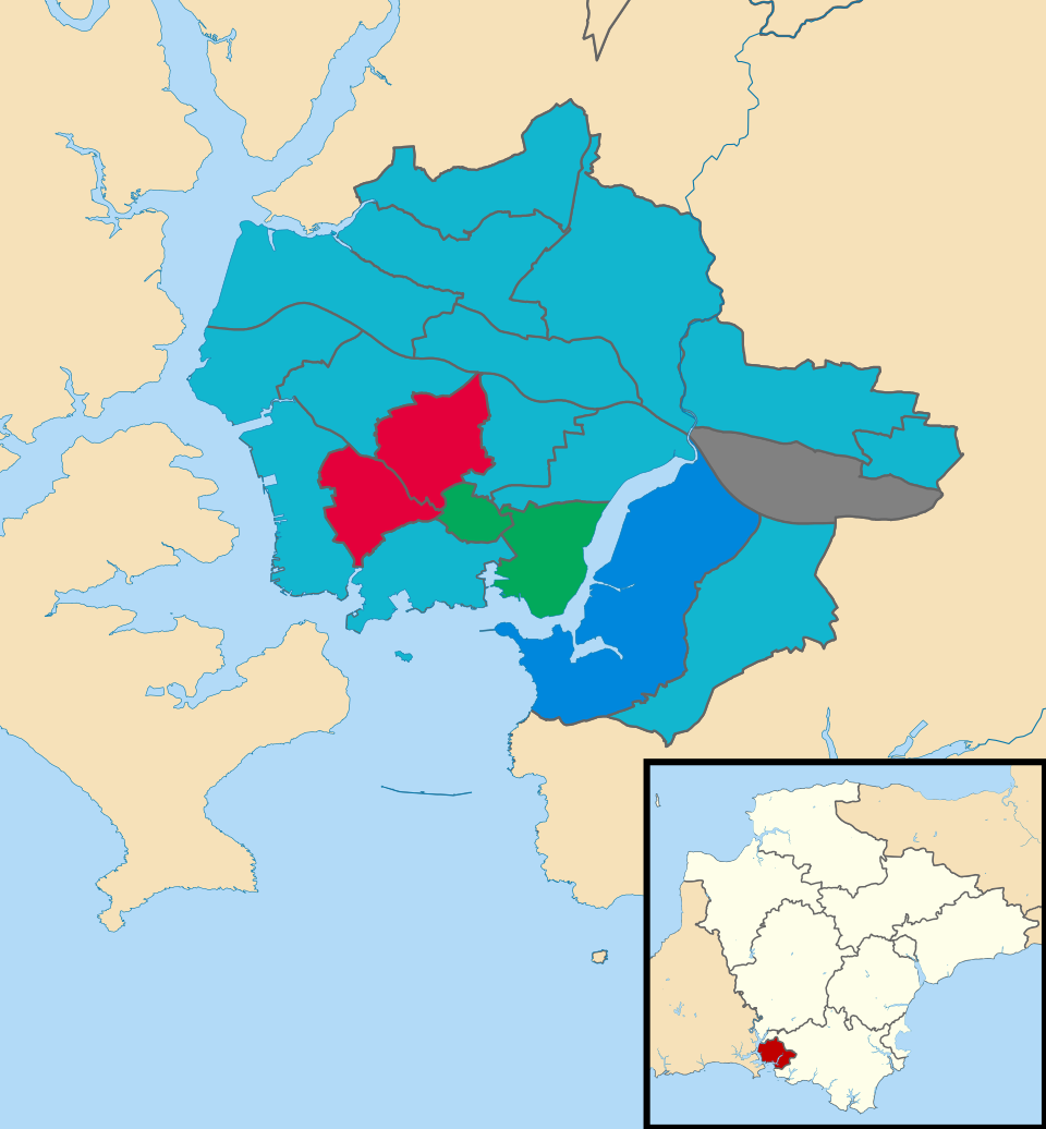 File:Plymouth City Council election 2026 map.svg