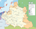 Polish-Lithuanian territorial losses 1657–1686 marked in orange