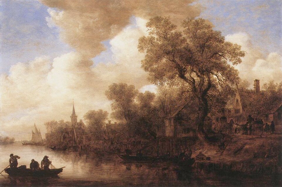File:River Scene by Jan van Goyen.jpeg