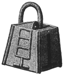 Viking Age padlock found at Birka.