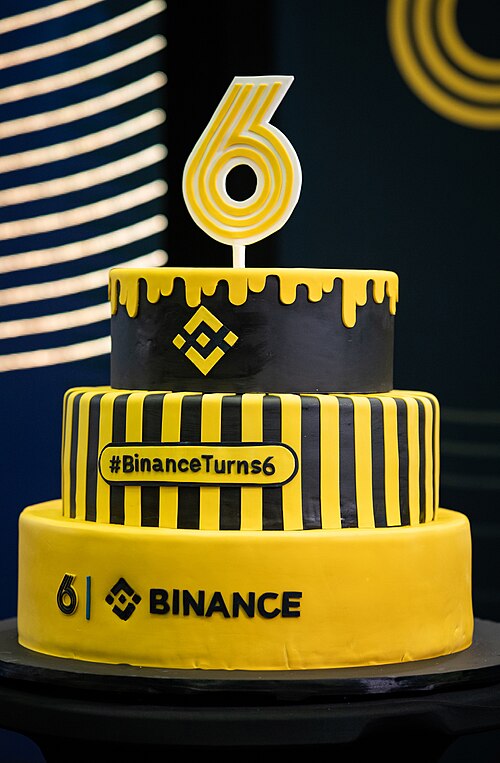 File:Binance Sixth Anniversary Cake.jpg