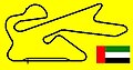 Dubai Oma.JPG—Older JPG with nothing other than the shape of the track and a flag
