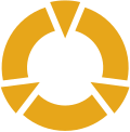 English: Emblem (gold) 日本語: 市章（金色）