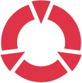 English: Emblem (tomato red) 日本語: 市章（トマトレッド）