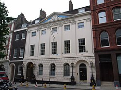 Skinners' Hall, Dowgate Hill, London, built 1770–90 to the design of William Jupp