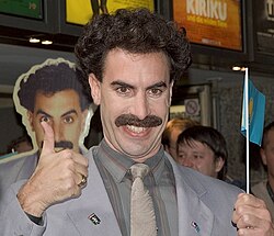 Mockumentaries grew in the 2000s, with mockumentary films such as Borat in 2006, and documentaries like Super Size Me, Bowling for Columbine, and Fahrenheit 9/11 were popular in the 2000s.