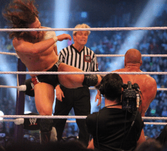 Daniel Bryan's shoot kicks