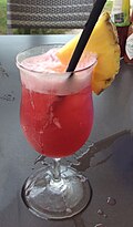 Image 29Singapore Sling, a gin-based sling cocktail from the city-state Singapore. (from List of national drinks)