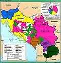 Yugoslavia ethnic map (1992)