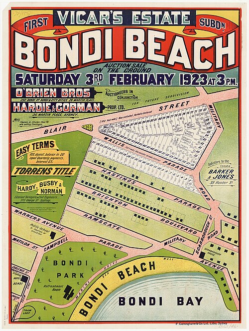File:Bondi Beach Vicar's Estate Auction 1923.jpg