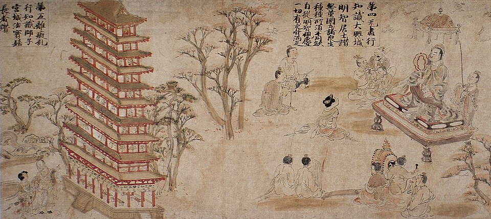 File:Kegon Gojūgo-sho Emaki (Todaiji).jpg