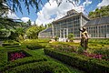 Greenhouse in the botanical garden