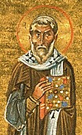Depiction of Pope Agatho